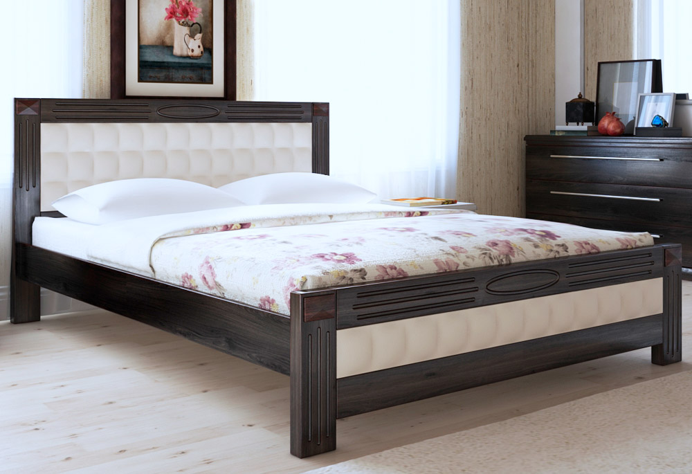 Ліжко - Арт меблі - Дерево - Фортуна - 160х200 см