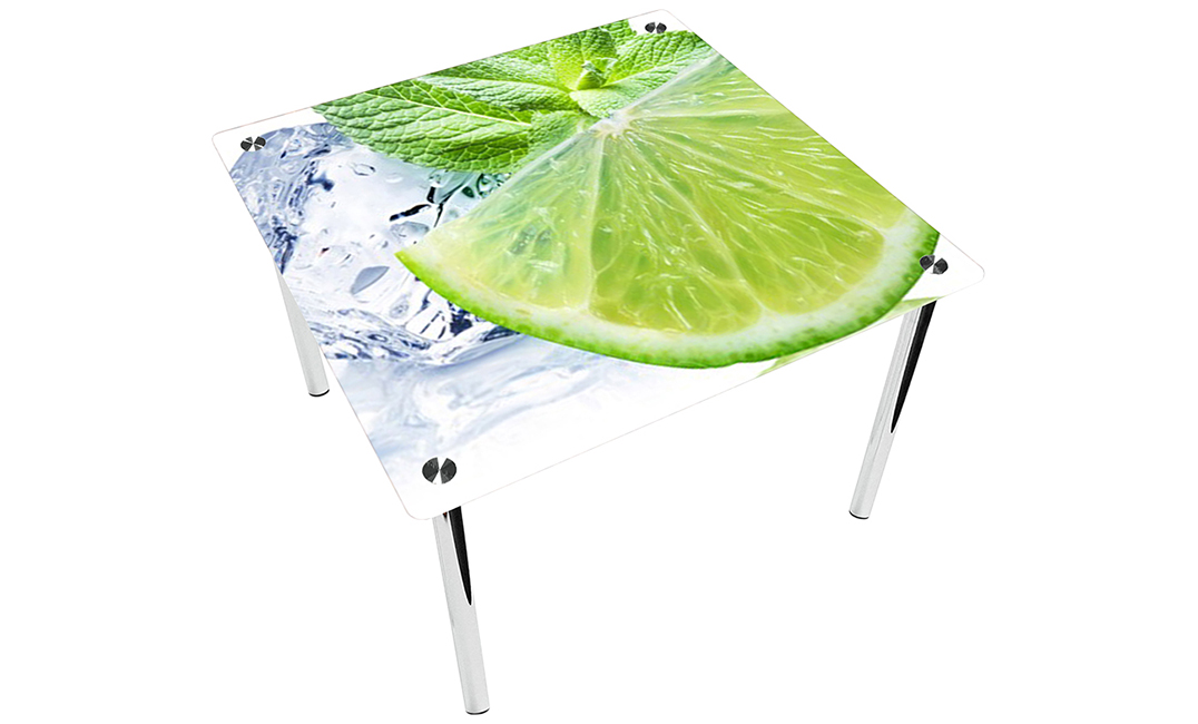Стол обеденный квадратный «Ice lime» | 90*90