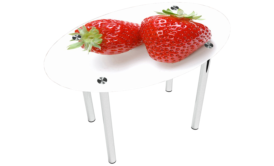 Стол обеденный овальный «Red berry» | 130*85