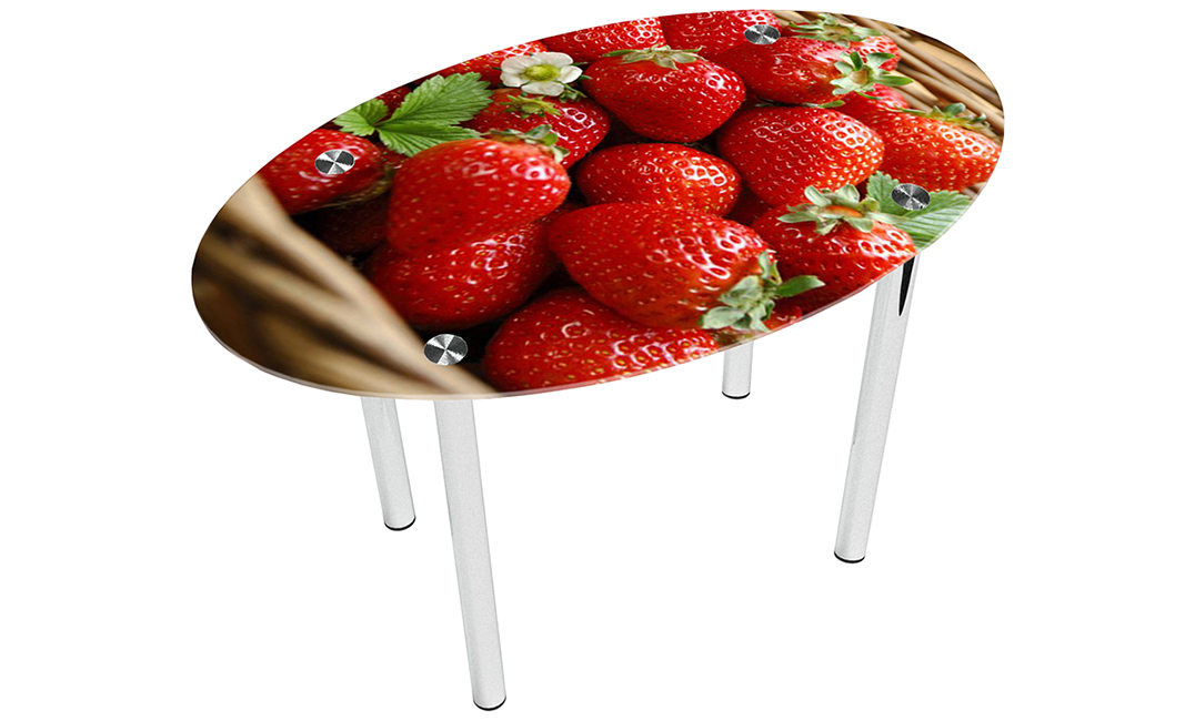 Стол обеденный овальный «Strawberry» | 130*85