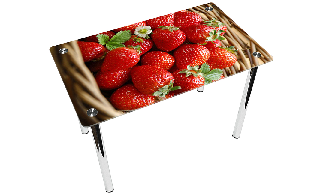 Стол обеденный прямоугольный «Strawberry» | 110*65