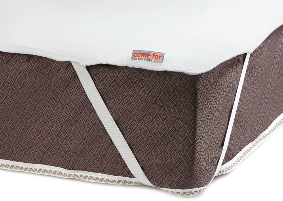 Непромокаючий наматрацник з фіксацією по 4-х кутах Аквастоп Лайт Бавовняна тканина із захисною мембраною 120x190 см (646951)