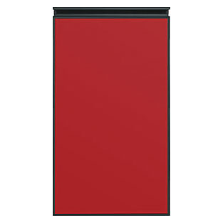 Фасад «Альта» 50*92 | нижній правий | Червоний (профіль чорний)