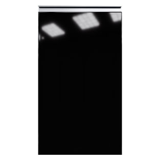 Фасад «Ріолайн» 45*92 | нижній правий | Чорний лак (профіль алюмінієвий)