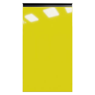 Фасад «Ріолайн» 20*92 петлі | нижній лівий | Лимон (профіль чорний)