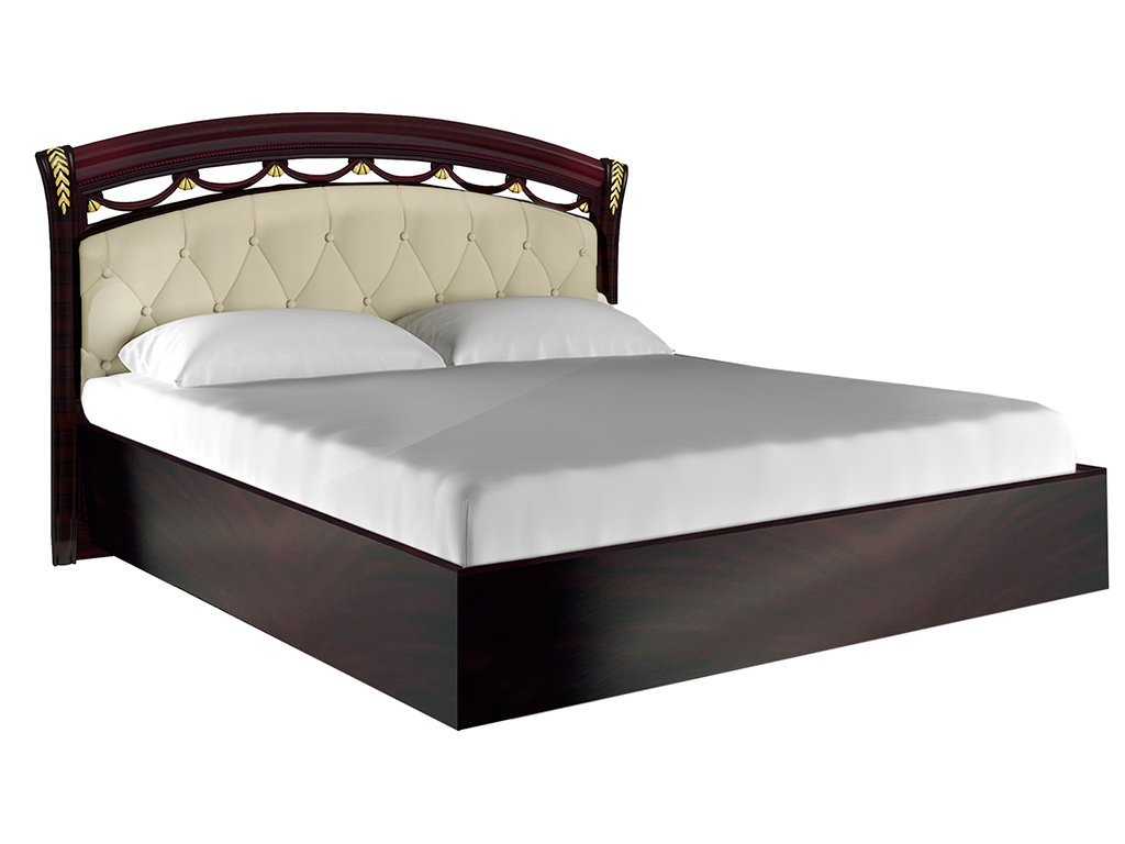 Ліжко Міромарк «Роселла (М)» 160х200 (З ламелями крок 6,5 см) Перо рубіно