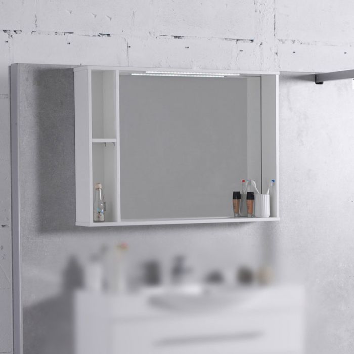Шкафчик зеркальный с подсветкой «МС-980»
