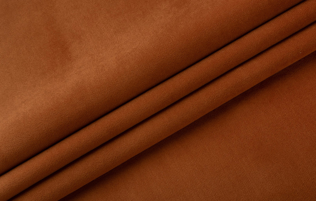 Тканина Велюр • Багіра 39 Orange Ochre • Ексім Текстіль