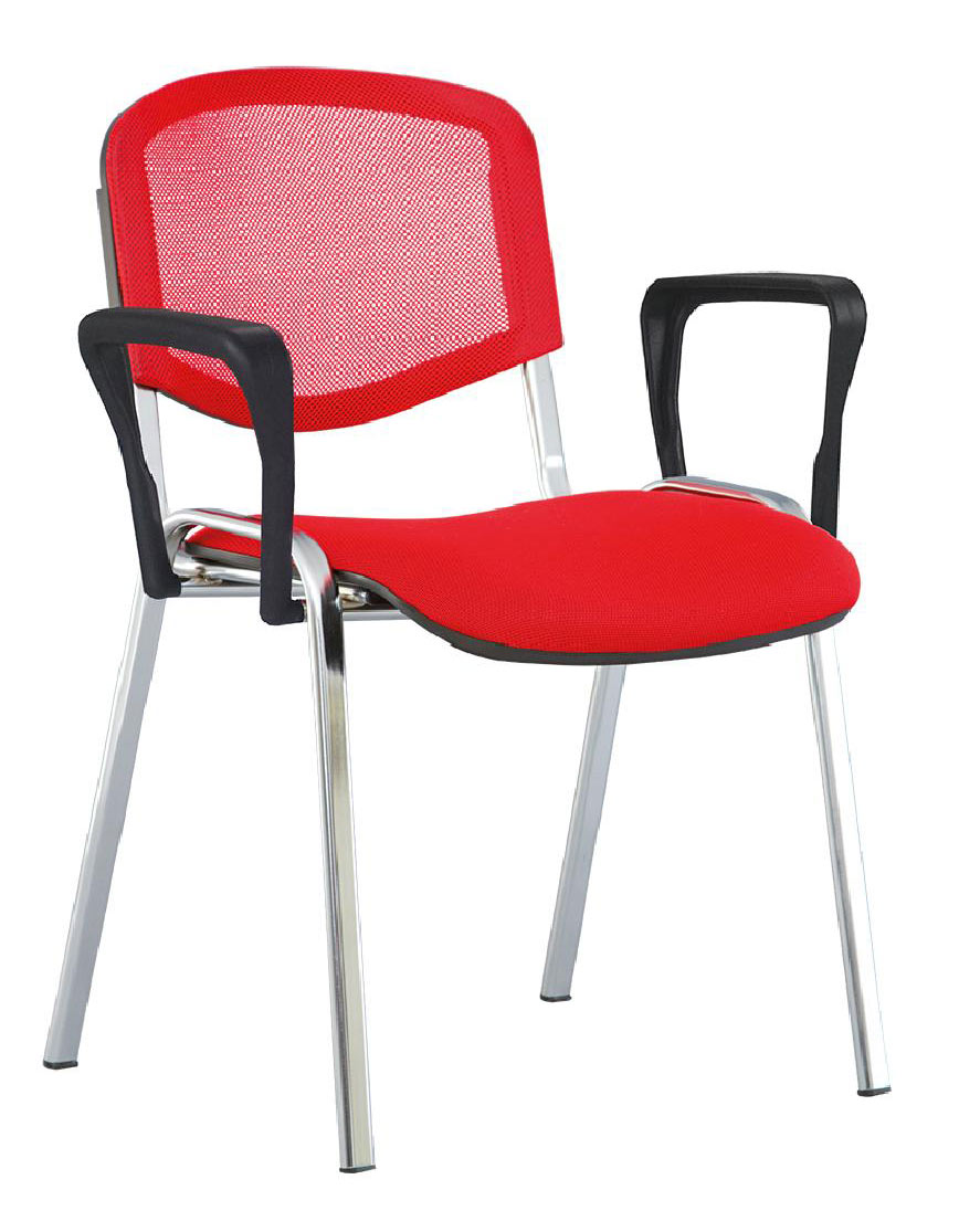 Кресло «ISO arm NET chrome» C