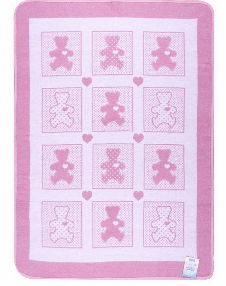 Одеяло детское 17338 «Барни» 100*140 розовый