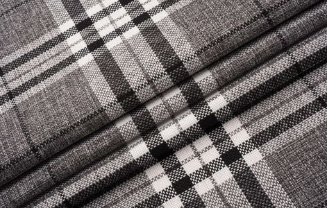 Тканина Рогожка • Шотландія Grey • Ексім Текстіль