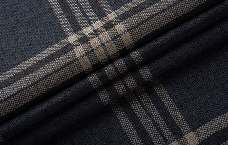 Тканина Рогожка • Шотландія Anthracite • Ексім Текстіль