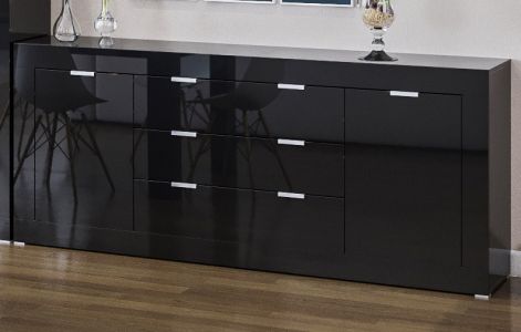 Комод 2,0 Прага Світ меблів • 200х85х40 • Чорний
