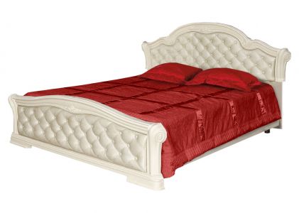Ліжко двоспальне Венеція Нова Світ меблів • 160х200 • Піно беж